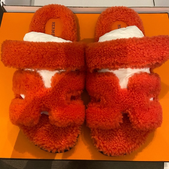 Hermes Chypre sandal orange size 38 - Picture 2 of 5